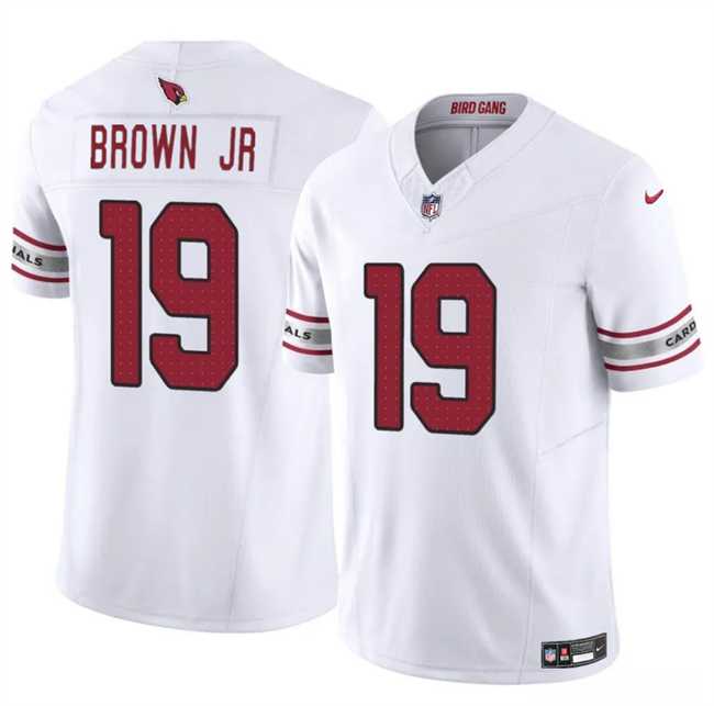 Men & Women & Youth Arizona Cardinals #19 Anthony Brown JR White 2024 F.U.S.E. Vapor Untouchable Limited Stitched Jersey->washington commanders->NFL Jersey
